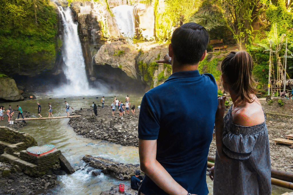 ubud waterfall private driver